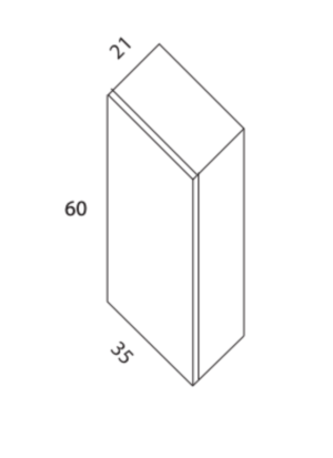 Colgante 1 PUERTA AGORA 35x60x21