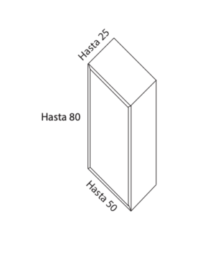 OMEGA - COLGANTE OMEGA 1 PUERTA 30X60X25
